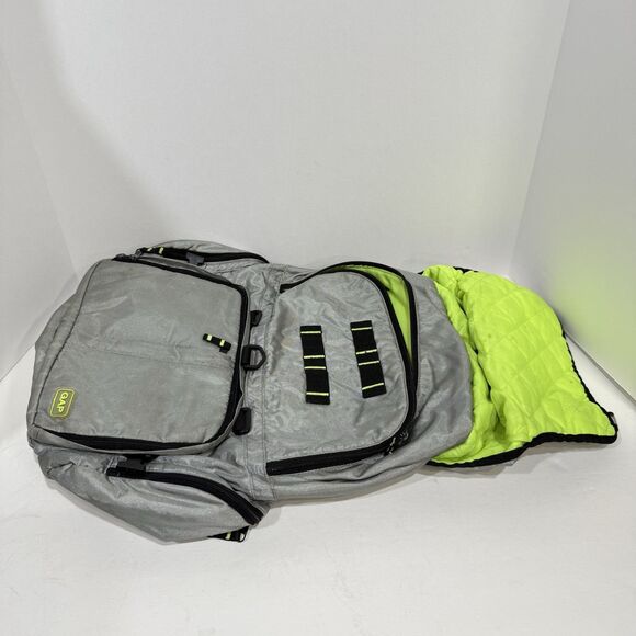 00 S Old Gap Rucksack Backpack Y2K Silver - Picture 14 of 16